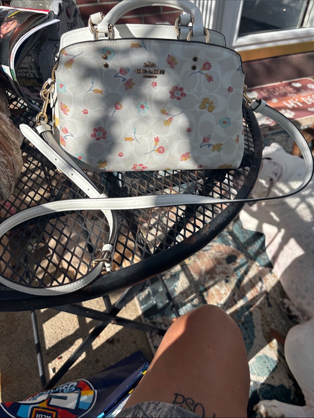 Authentic Coach shoulder purse